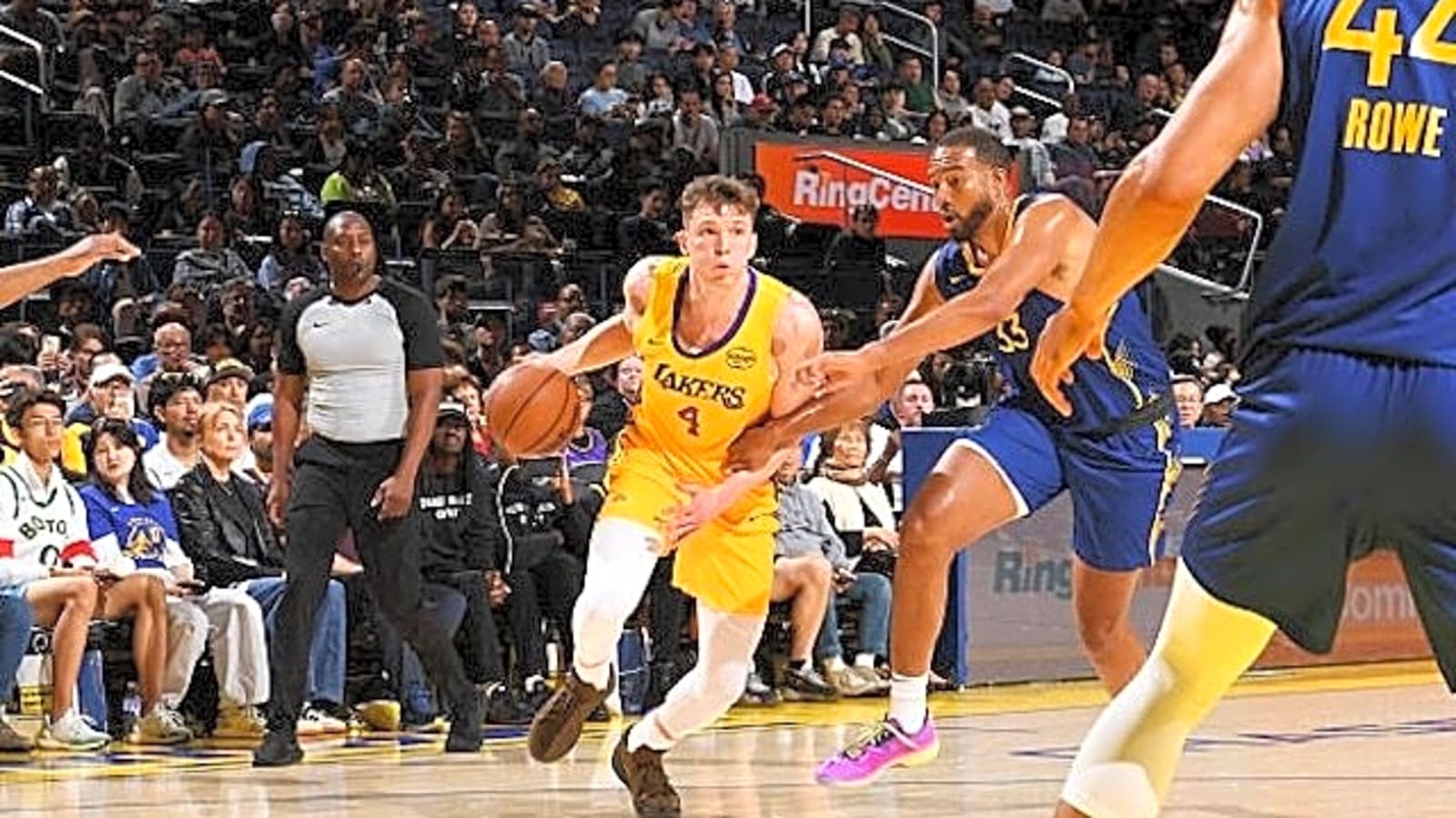  Cole Swider Shines, Dalton Knecht Struggles As Lakers Drop California Classic Opener To Warriors