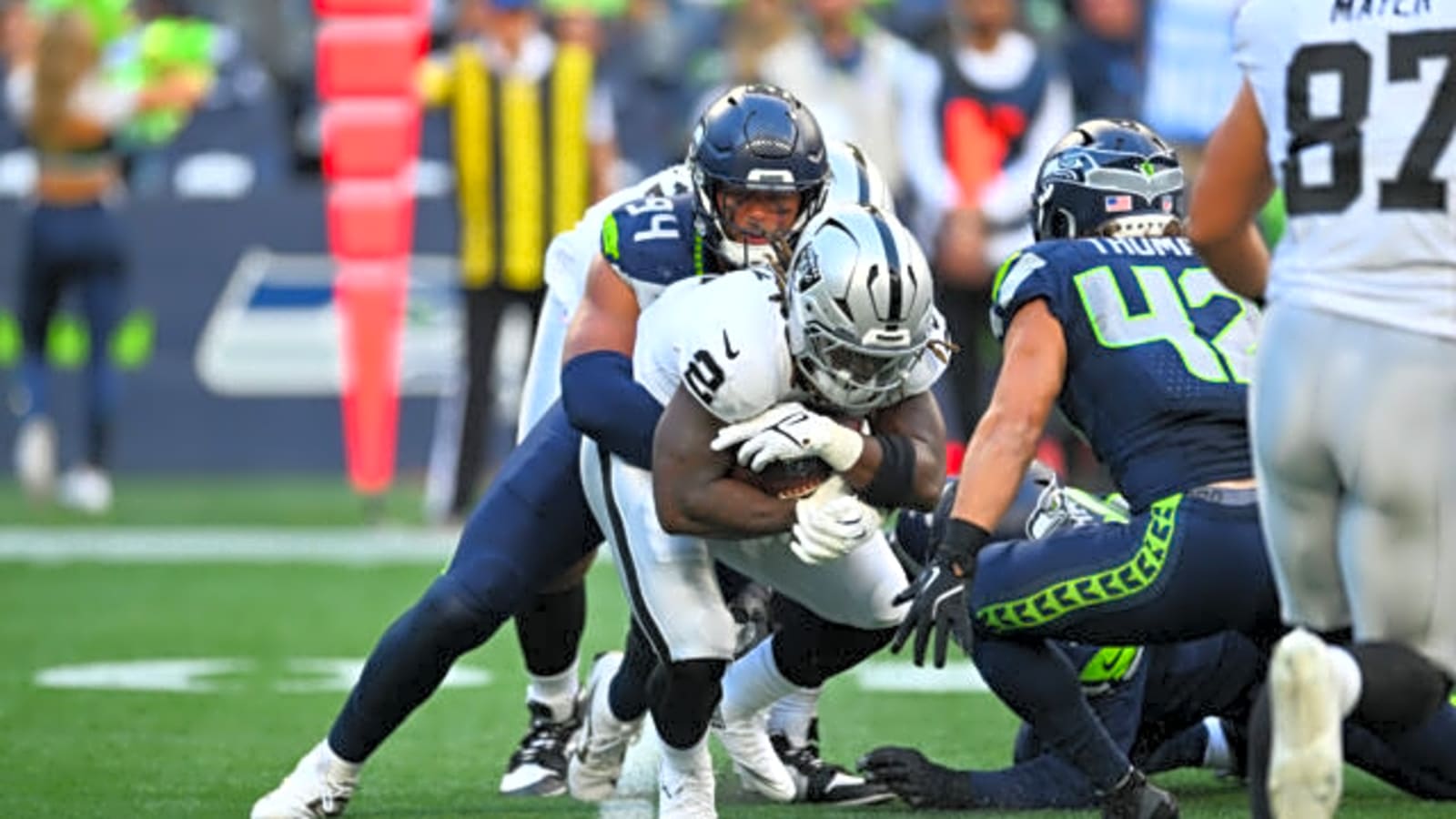 Seahawks Troll Raiders Rookie RB Ashton Jeanty