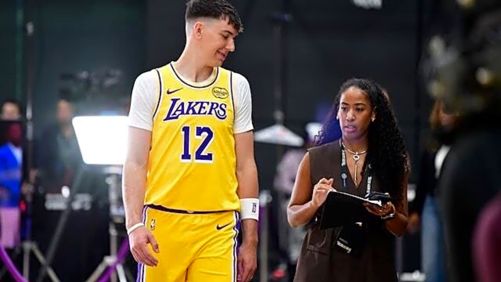 Jake LaRavia Impressed With Lakers Training Camp