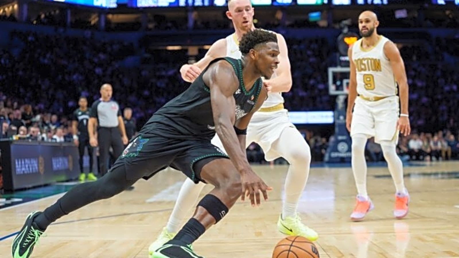 Edwards Outduels Brown As Timberwolves Top Celtics 119-115