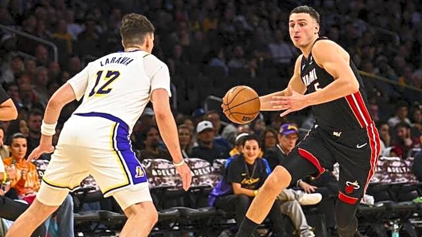 Lakers Highlight: Luka Doncic Logs Triple-Double, Jake LaRavia Steps Up Against Heat