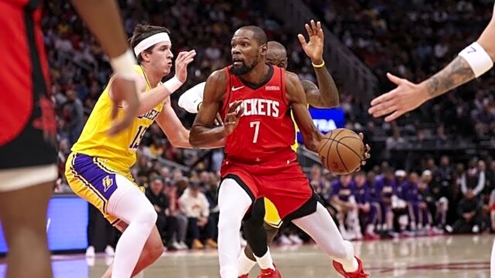 Rockets’ Kevin Durant Out In Game 1 Vs. Lakers