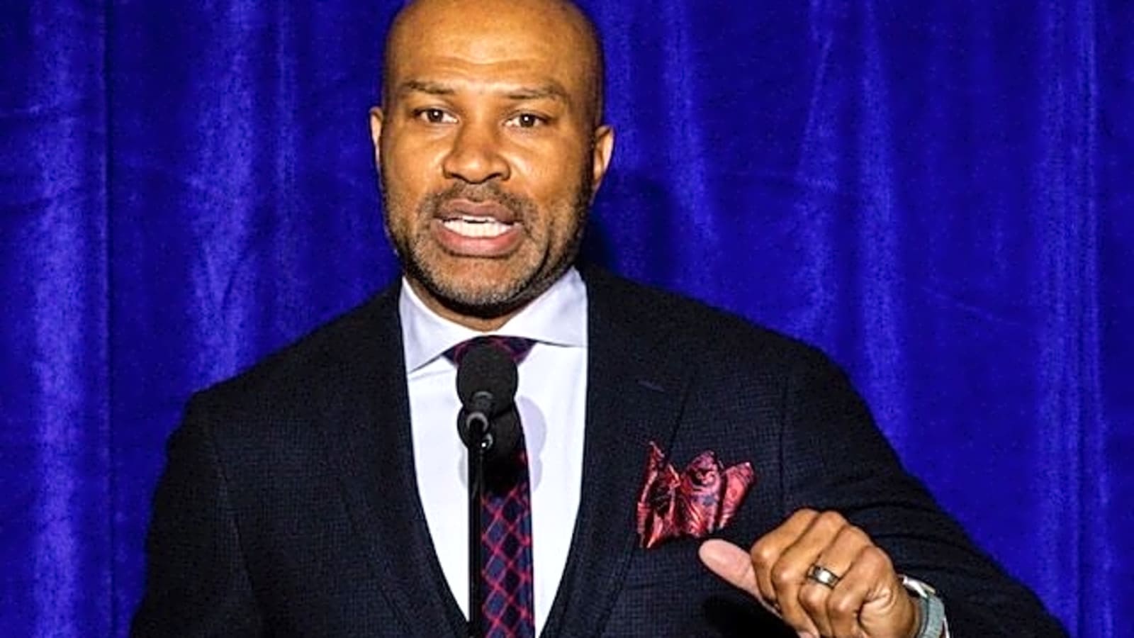  Derek Fisher Joins NBA On NBC Broadcast Team