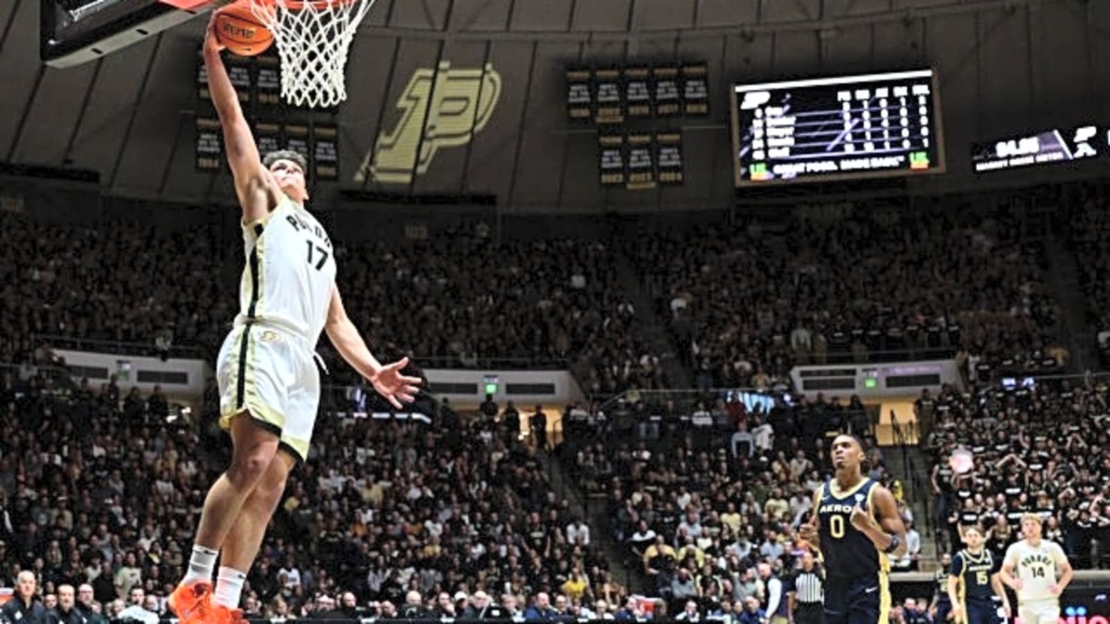 #1 Purdue Zips By Akron, Painter Nabs Milestone