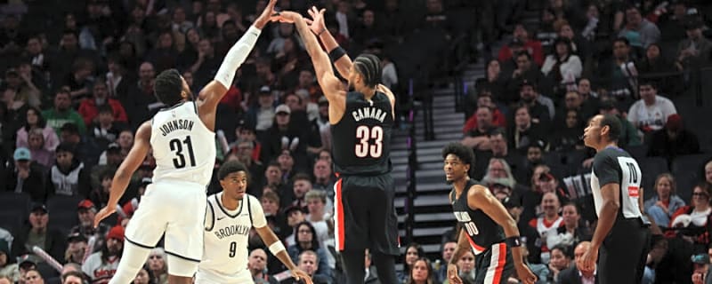Portland Trail Blazers Forward Sets New Career-High in Points in Blowout Victory Vs. Brooklyn Nets