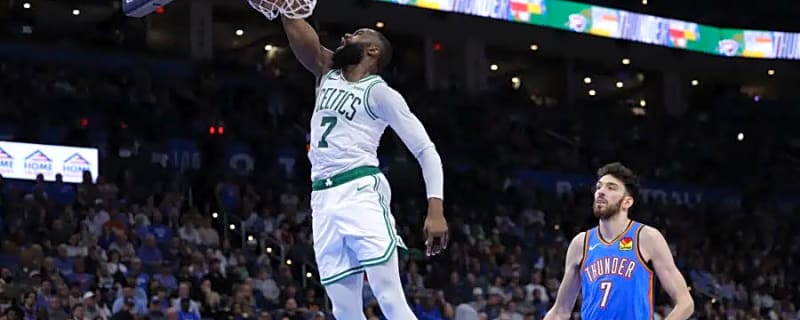 'That’s Not Basketball' – Boston Celtics’ Jaylen Brown Caught on Hot Mic Complaining After Shai Gilgeous-Alexander’s Foul-Baiting Move