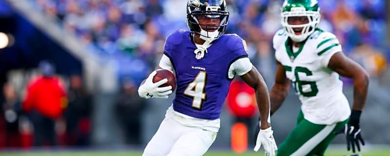 Zay Flowers Is The Ravens No. 1 WR, But Won't Have To Be Paid Like A Top No. 1 WR