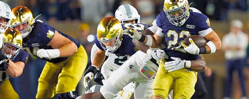 Notre Dame Looks To Groove The Run Game Against Purdue
