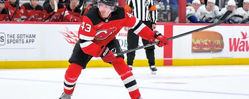 Devils&#39; Luke Hughes Scores vs. Canucks After Blockbuster Trade