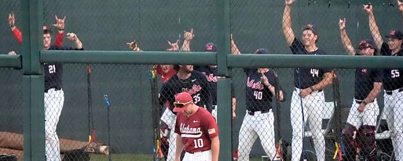 Alabama Baseball Bats Go Ice Cold In Game Two Loss To Rebels