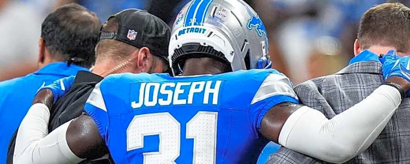 Detroit Lions Kerby Joseph Suffers Knee Injury Setback
