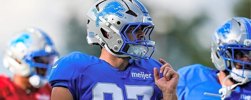Detroit Lions TE Misses Wednesday Practice, Jameson Williams Returns