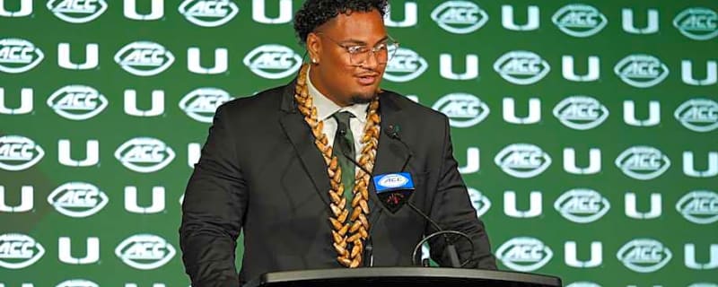 Miami&#39;s Francis Mauigoa Named To Another Preseason Watch List