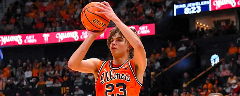 EvanMiya Tabs Illinois' Keaton Wagler as Top-5 Freshman, David Mirkovic Close Behind