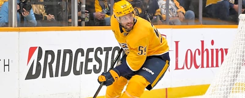 Predators Captain Returning From Injury for Avalanche Matchup
