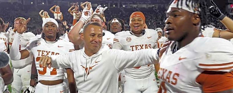Where Texas Football Ranks in Latest College Football Playoff Projection