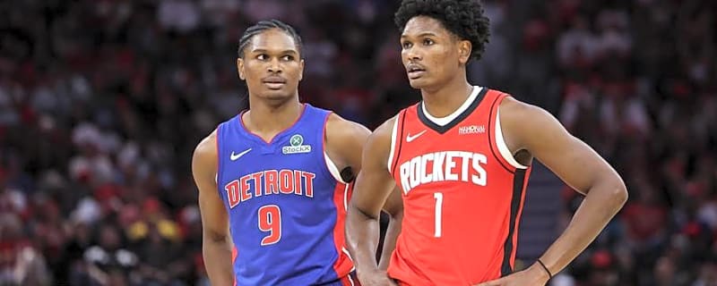 Rockets' Amen Thompson Gave Specific Tips to Pistons Ausar Thompson During Cavs Series