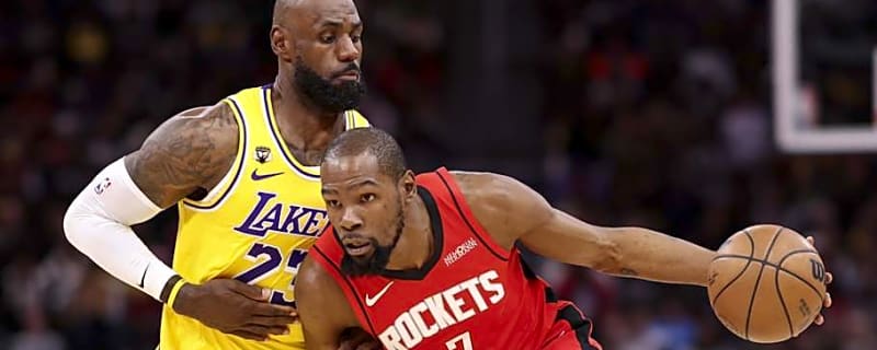 Lakers Monitoring Kevin Durant’s Status Ahead of Game 1 vs. Rockets