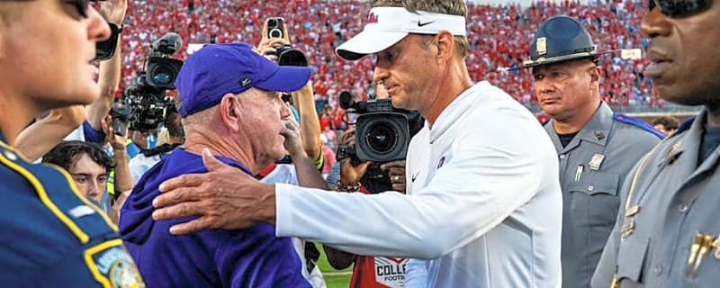 Lane Kiffin Trolls Ole Miss Football On Social Media Prior to LSU Tigers Bowl Game