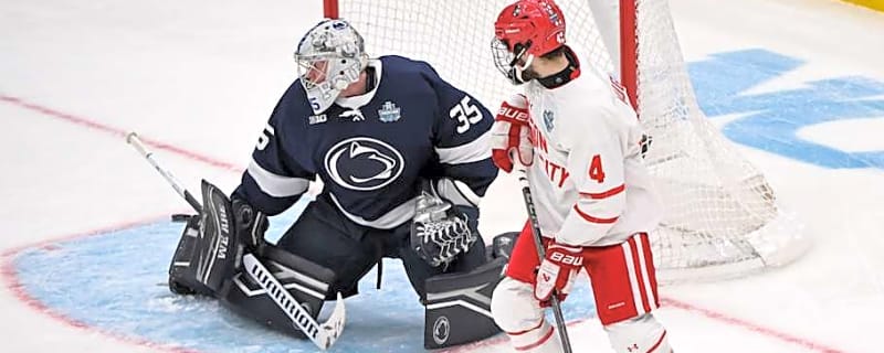 Flames Goalie Prospect Shines in AHL Debut