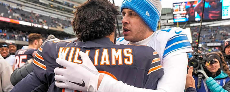 Caleb Williams nears point under Ben Johnson where Jared Goff soared