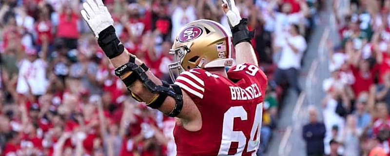 PFF: 49ers Center Jake Brendel is the NFL&#39;s 24th-Best Center