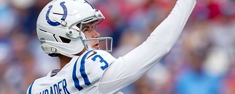 Colts&#39; Spencer Shrader, Mike Hilton OUT Against Raiders