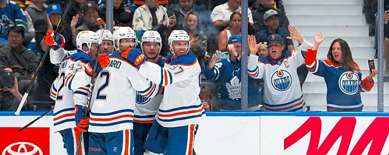 Edmonton Oilers have a record breaking night in wild 9-7 victory