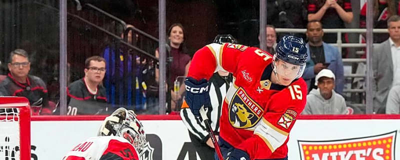 With Aleksander Barkov Missing, Panthers Must Turn to Anton Lundell