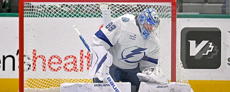 Lightning's Andrei Vasilevskiy Returns to Top NHL Goaltender