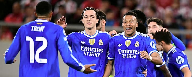 Olympiacos 3-4 Real Madrid: Report & Full Match Highlights as Mbappe Hits Four