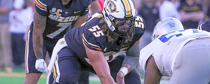 Center Connor Tollison is the &#39;Quarterback&#39; of the Mizzou Offensive Line