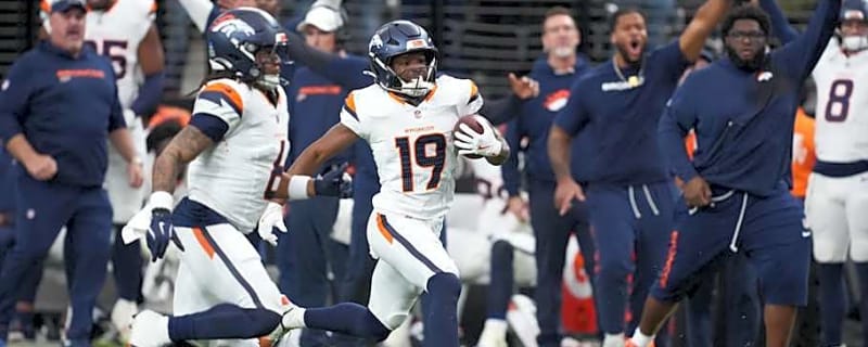 NFL Awards Broncos WR Marvin Mims for Punt-Return TD