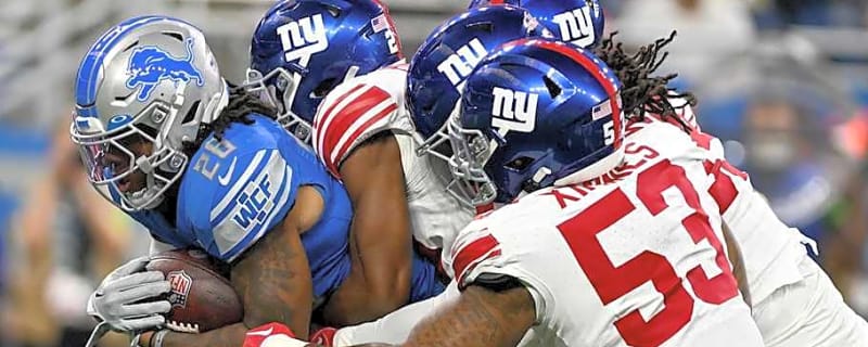Lions Offense Can Fix Rushing Woes Against Giants Defense