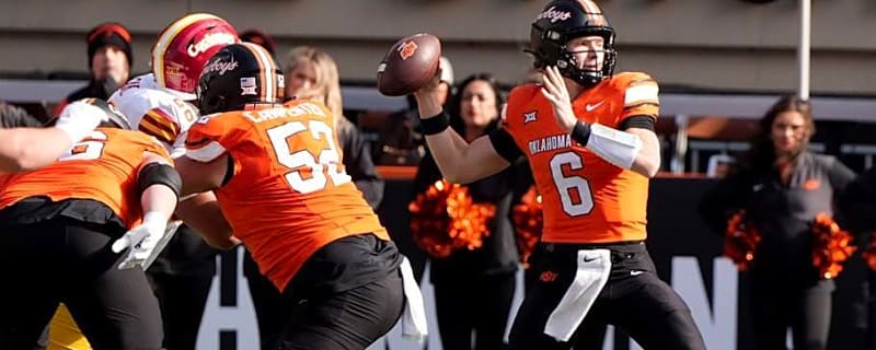 Oklahoma State QB Transfer Heading to Big 12 Rival