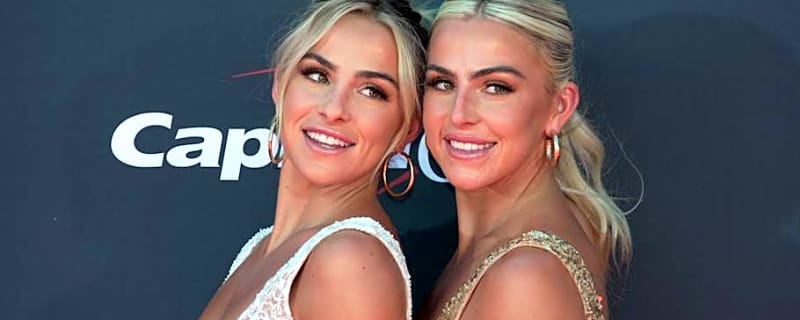 Jake Ferguson's fiancée Haley Cavinder drops 'digital Christmas card' for Netflix game