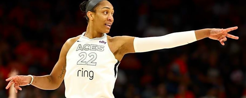 Emotional A&#39;ja Wilson Shares Bam Adebayo Embrace After Aces WNBA Finals Win