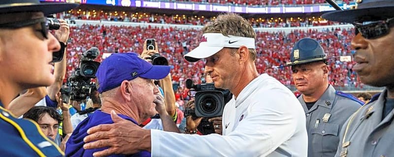 Brian Kelly Endorses National Title Expectations for Lane Kiffin at LSU