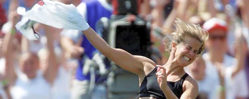 Top 50 Cal Pros: No 17 -- Brandi Chastain, World-Class Celebration