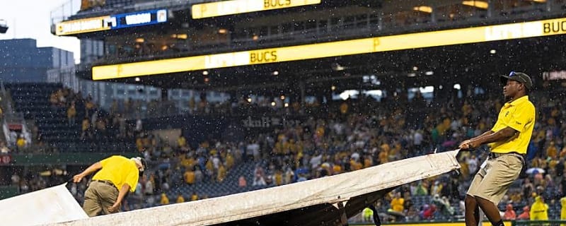 Pirates vs. Red Sox Game Enters Rain Delay