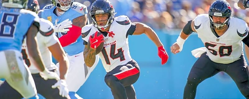 Texans Looking to Get Rookie WR More Involved vs. Bills