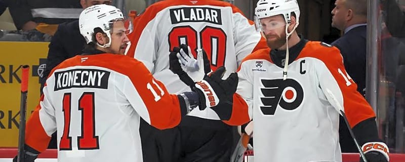 Porter Martone makes it clear why Sean Couturier still commands the Flyers room