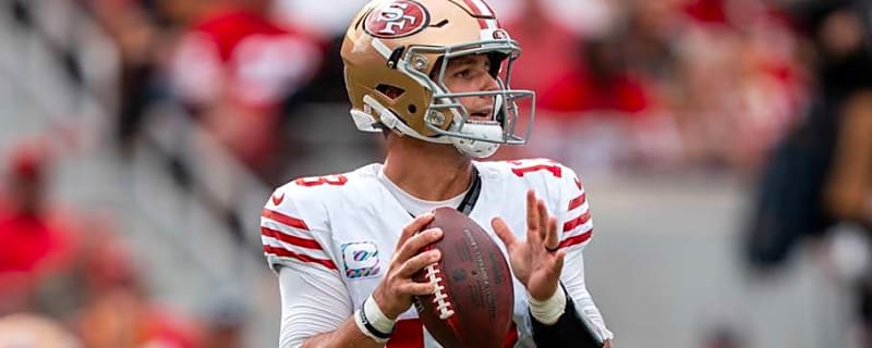 Brock Purdy does not appear on track to start for the 49ers in Week 8
