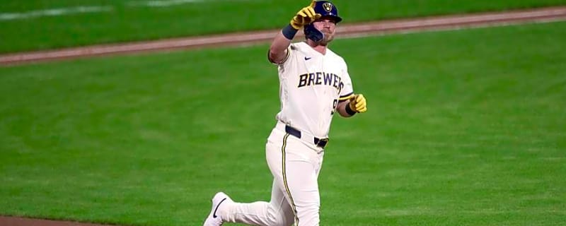 Brewers Co-Leader in Home Runs Quickly Lands in Trade Rumor Mill