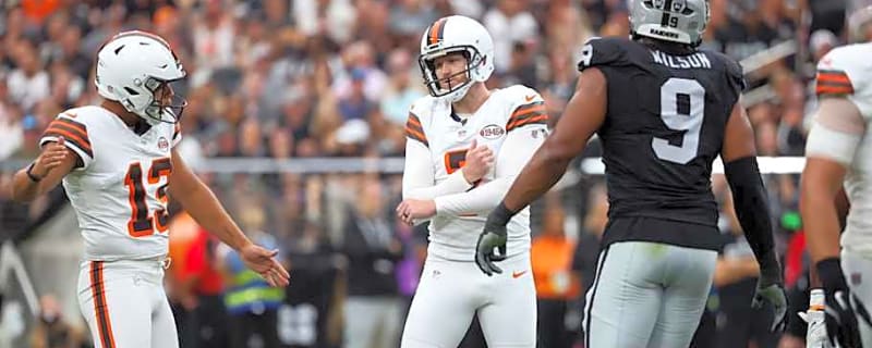 It’s not even training camp but the Browns’ kicking situation is already uncertain
