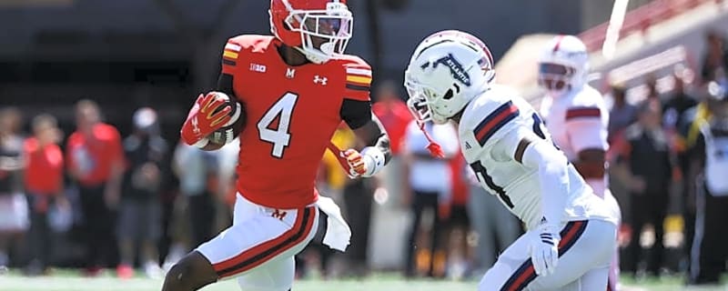 Shaleak Knotts leads Maryland receivers in season opener