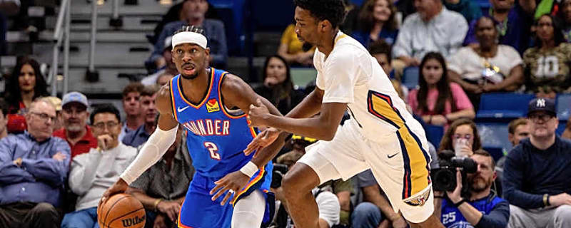 OKC Thunder Announce Starting Lineup vs. New Orleans Pelicans