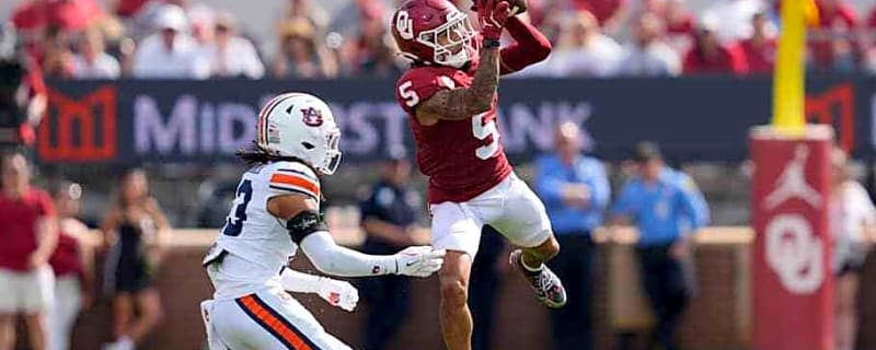 Oklahoma WR Isaiah Sategna Continues to Build Trust After Career Day vs. Auburn