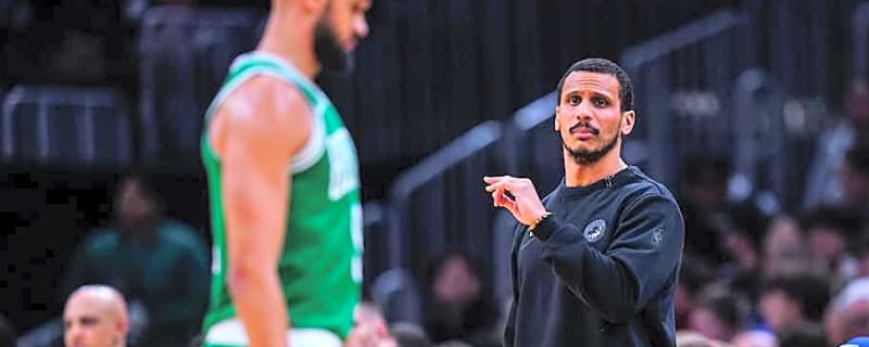 Joe Mazzulla Play Fighting With Derrick White is the Happiest You'll Ever See Him