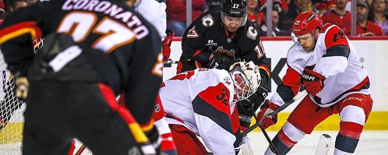 The road trip rolls into Calgary as the Hurricanes look for another weekend sweep
